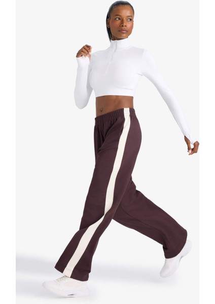 Fit Wide Leg Geniş Paça Standart Boy Soft Touch Modal Sporcu Pantolon E8956AX25AU