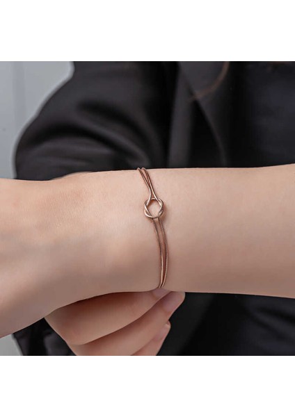 Gümüş Rose Aşk Düğüm Kadın Bileklik fiyatları