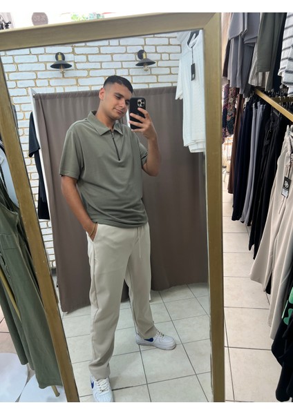 Modal Yakalı Fermuarlı Tshirt fiyatları