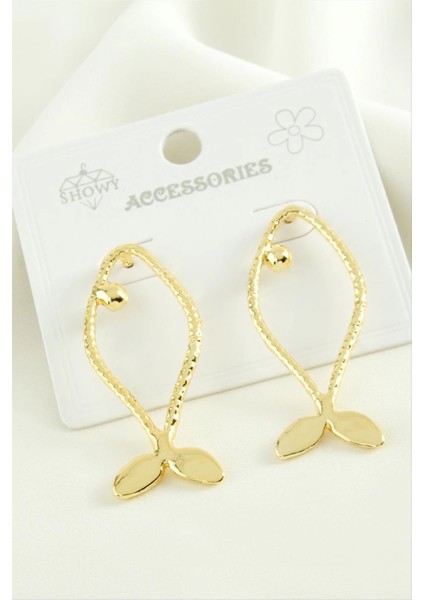 Balık Trend Metal Küpe