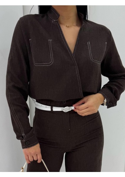 Altı Lastıklı Kruvaze Yaka Takım modelleri