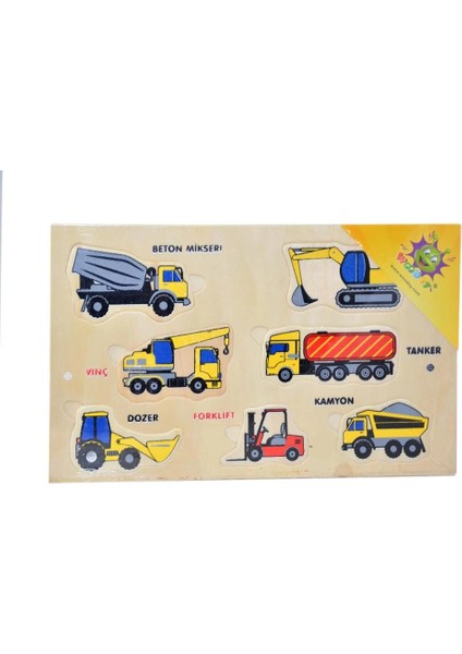 Bfs Nessiworld 109 Woodoy Yapboz Iş Makineleri fiyatları