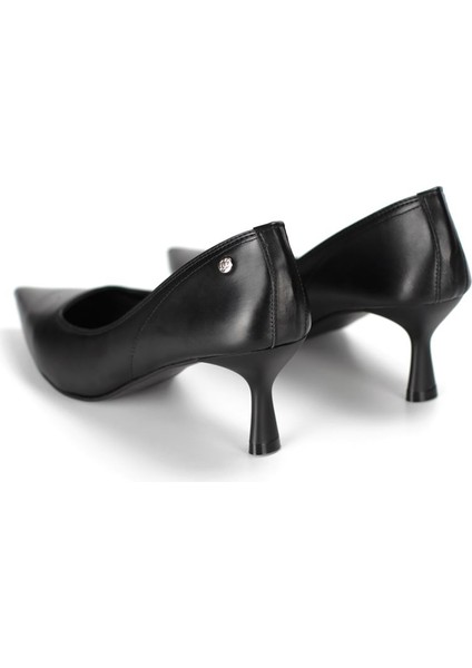 Abbey Siyah Cilt Orta Topuklu (6 Cm) Klasik Topuklu Ayakkabı indirimleri