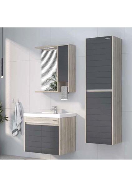 Vesta Banyo Dolabı 80 cm (Boy Dolabı Dahil Değildir.)