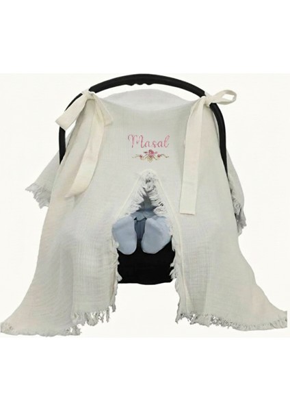 Kız Bebek Çiçekli 6 Parça Yenidoğan Set %100 Pamuk Tulum Battaniye Şapka Yastık Puset Örtü Eldiven