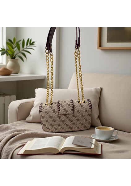 Örgü Detaylışık Görünümlü Kadın El Omuz Çanta fiyatları