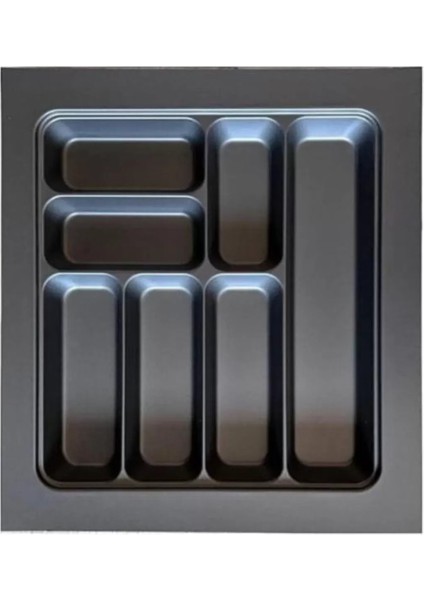 Eco Lüx Modül Kaşıklık Antrasit 47X49 cm ROYALEKS-ACERO-20353