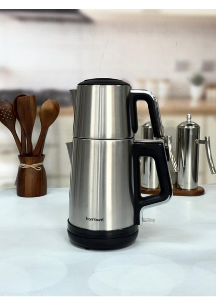 Force Elektrikli Çelik Çay Makinesi-Inox