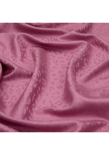 Ipekevi Desenli Ipek Şal - Leopar Jakar Desenli - Gül Kurusu fiyatları