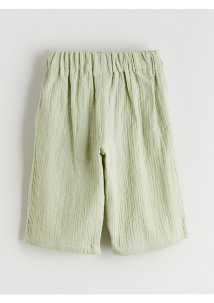 Bisiklet Yaka Kız Bebek Müslin Gömlek ve PANTOLON_8684690929531