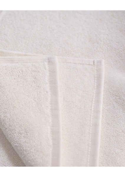 %100 Pamuk | Velune Banyo Havlusu 2\'li Set | Kırık Beyaz | 80X160 | Otel Serisi