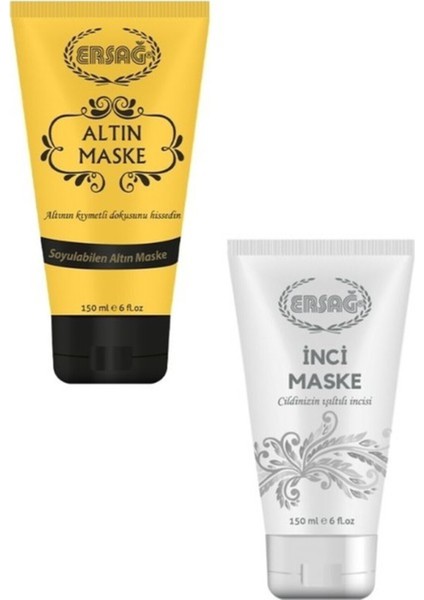 Altın Maske 150 ml & Inci Maske Ikisi Bir Arada