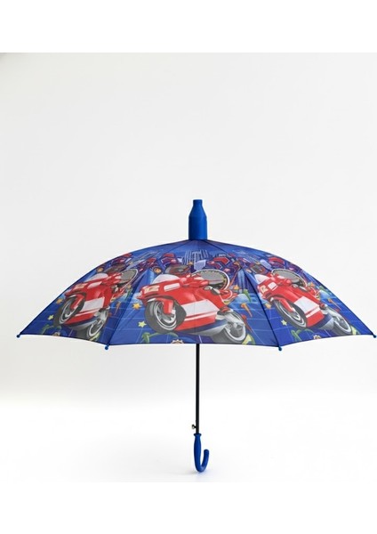 Katlanabilen Koruma Kılıflı Bardaklı Düdüklü 70 Cm! Erkek Çocuk Şemsiyesi