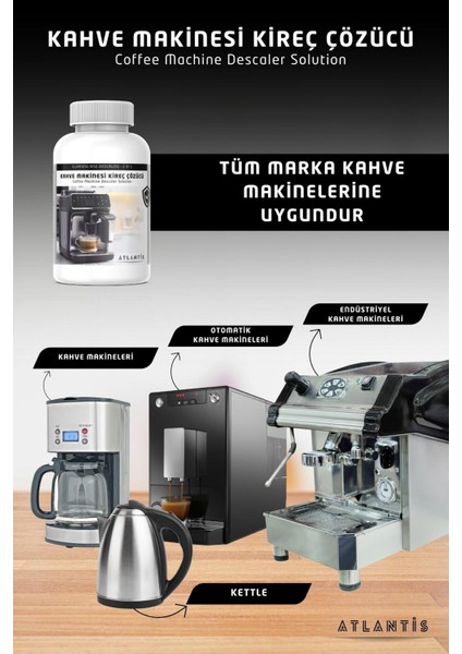 Erkotech Philips EP5441/50 Tam Otomatik Espresso Makinesi 250 ml Kireç Çözücü indirimleri