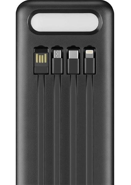 Powerway TX60 Siyah 60000 Mah Çoklu Çıkış Dijital Göstergeli Ekstra Kablolu Powerbank fiyatları