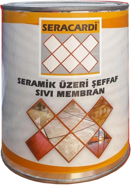 Seracardi Seramik Üzeri Şeffaf Izolasyon 1 kg