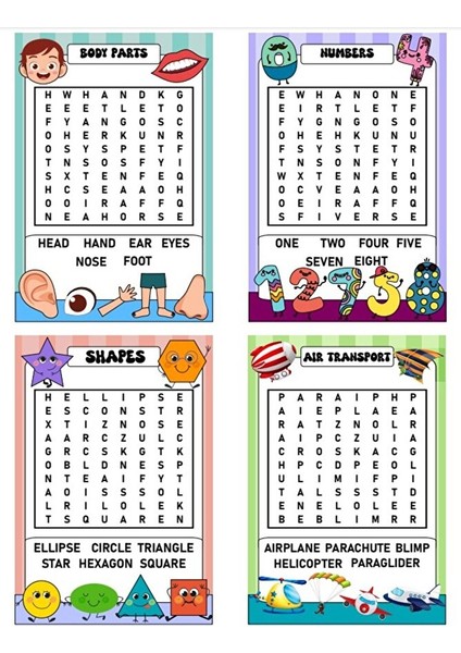 Ingilizce Öğreten Kelime Bulmaca fırsatları