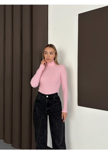 Unisex Pamuklu Balıkçı Yaka Boğazlı Kazak indirimleri