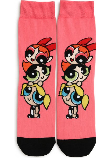 Powerpuff Renkli Çorap