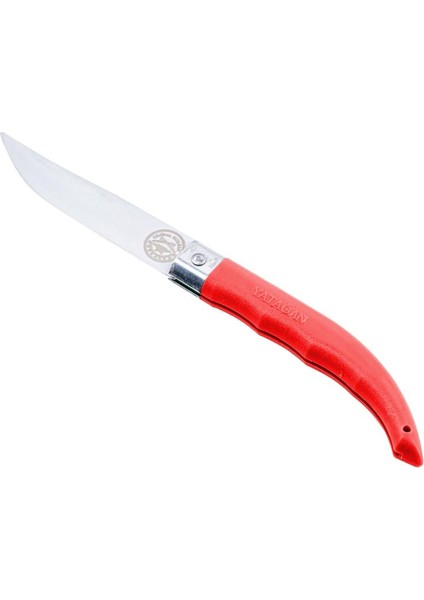 Katlanır Cep Çakısı - Yatağan - El Yapımı - Kırmızı - No:1