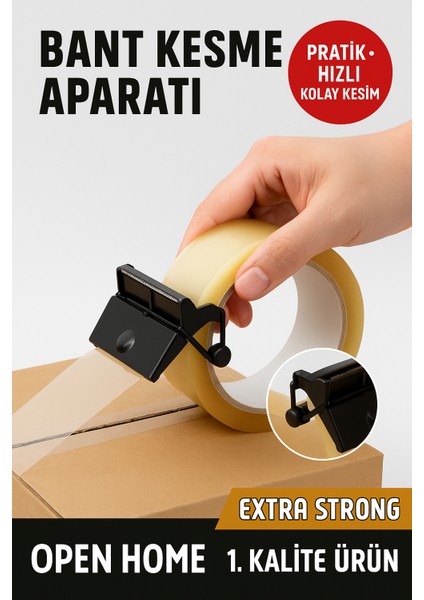 1 Adet Metal Dişli Bant Kesme Aparatı • 50 mm Uyumlu • Dayanıklı ve Pratik Kullanım