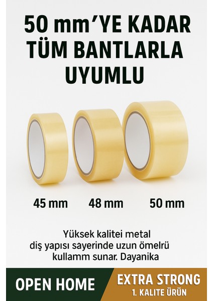 1 Adet Metal Dişli Bant Kesme Aparatı • 50 mm Uyumlu • Dayanıklı ve Pratik Kullanım modelleri