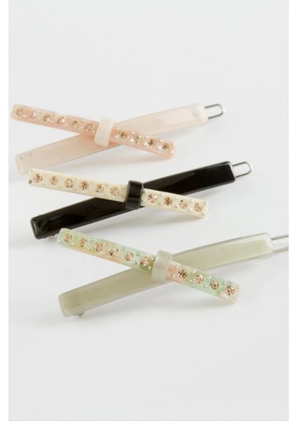 Çubuk Taşlı Klipsli Toka