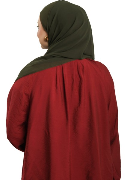 Haki Pratik Hazır Geçmeli Bone Şal Şifon Düz 2506_09 fırsatları