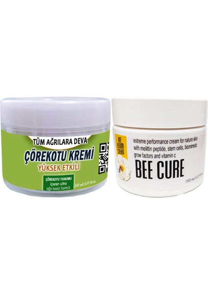 Çörek Otu Kremi 150 ml + Beecure Krem 150 ml / Teskin Krem Seti