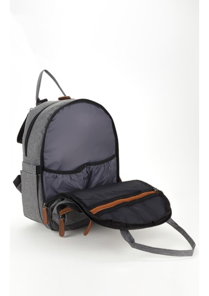 Anne Bebek Bakım Sırt Çantası Alt Açma Matı ve Anahtarlık Hediyeli