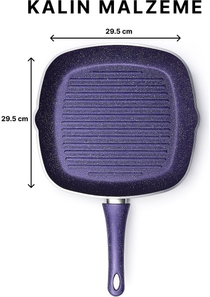 Granit Tencere & Grill Tava Seti 9 Parça Kalın Malzeme Xxl Aşiret Boy Uzun Ömürlü Çeyizlik modelleri