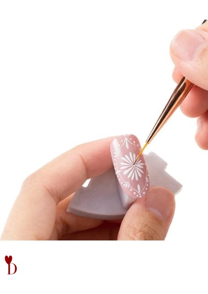 Akrilik Boyama Sanat Çizim Ince Tırnak Fırçası 3'lü Set modelleri