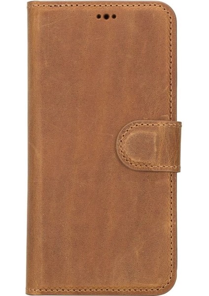 Apple iPhone 14 Uyumlu Deri Cüzdanlı Kılıf Mwwn G19 Taba fırsatları