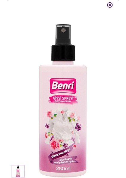 Giysi Spreyi Gül & Menekşe 250 ml