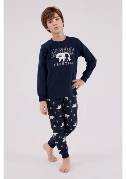 Erkek %100 Pamuklu Baba & Oğul Ikili Pijama Takımı L1.RP.371.8.002 fırsatları