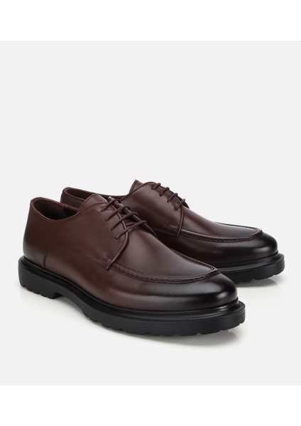 02AYH311960A480 ERKEK Deri Kahverengi Dikiş Detaylı Günlük Ayakkabı fiyatları