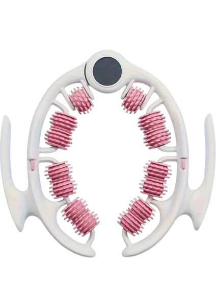 14 Tekerli Kas Gevşetici Sıkılaştırıcı Masaj Aleti Ayarlanabilir Lenf Drenaj Bacak Kol Selülit Pembe fiyatları