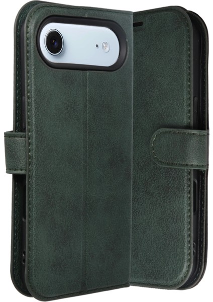 Rdbydn Newface Apple Iphone 17 Air Trend S Plus Kapaklı Kılıf - Yeşil