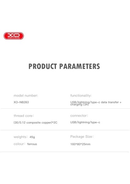 Xo Is Beauty 60W Hızlı Şarj Kablosu 4ü1 Arada, NB283, 1 Metre, 2 Type-C, Usb-A, Lightning, Örgü Dayanıklı Kablo, Siyah modelleri