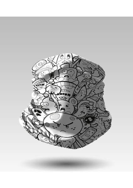 Doodle Boyunluk Bandana Maske Buff Buffed fiyatları