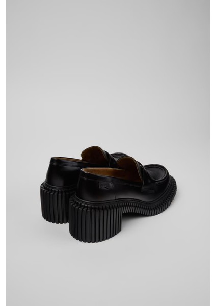 Kadın Pix London Deri Makosen - Siyah fiyatları