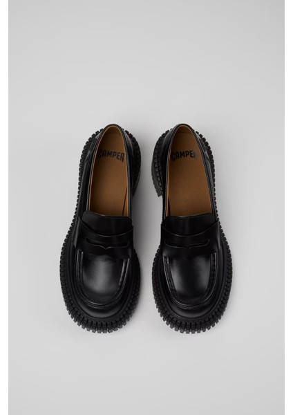 Kadın Pix London Deri Makosen - Siyah modelleri