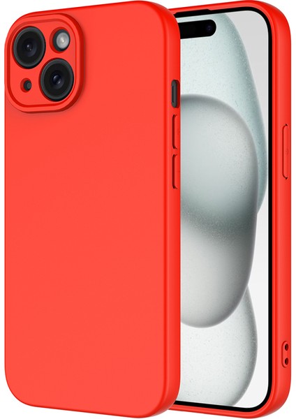 iPhone 15 Uyumlu Içi Kadife Leke Tutmaz Lansman Kılıf