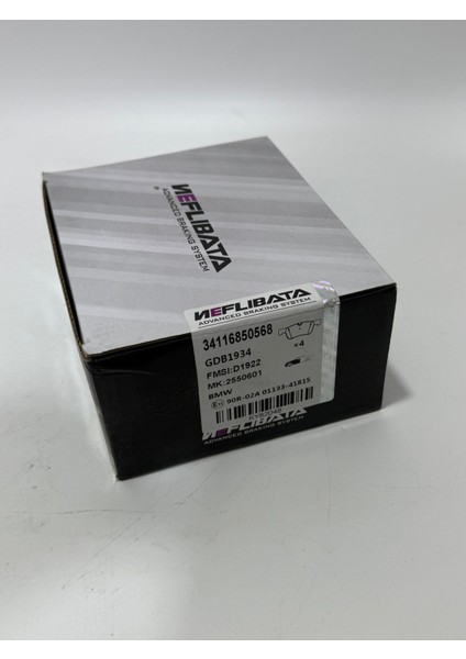 Bmw F30 Ön Fren Balatası Takımı 34116850568 fiyatları