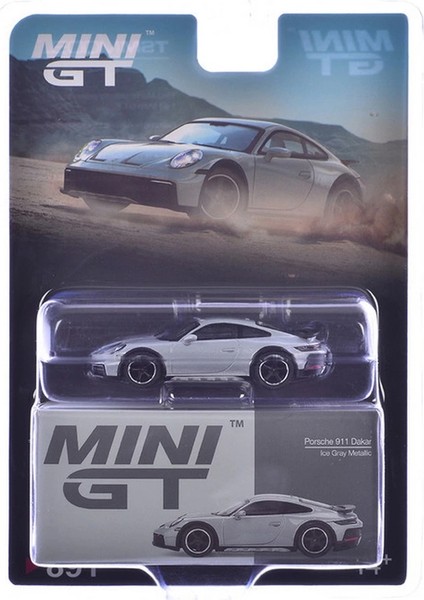 Mini Gt 1/64 Porsche 911 Dakar Ice Gray Metallic - Blister Paket fiyatları