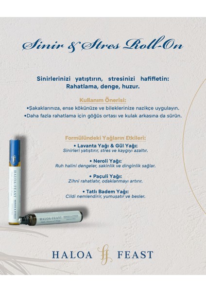 Sinir Stres Roll-On 10 ml – Nerves & Stress Roll-On 0,3 Fl.oz fiyatları