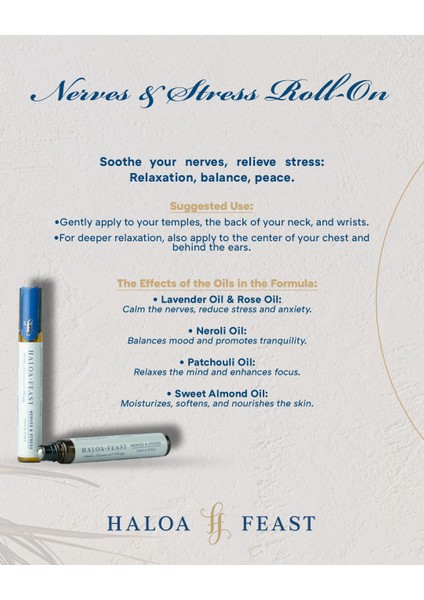 Sinir Stres Roll-On 10 ml – Nerves & Stress Roll-On 0,3 Fl.oz modelleri
