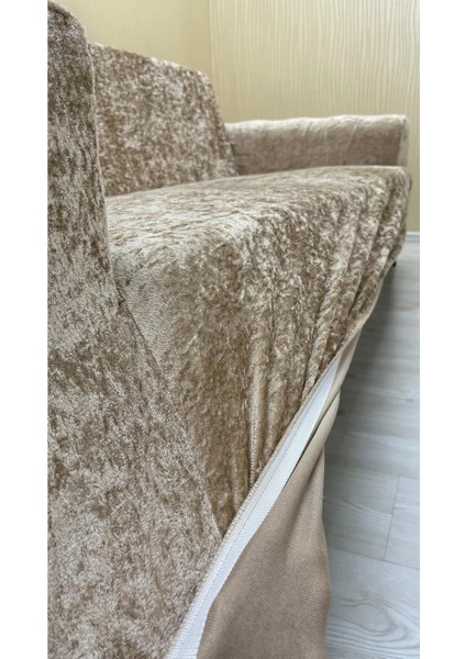 Kadife Lastikli Koltuk Örtüsü Kanepe Kılıfı Çekyat Örtüsü Esnek fiyatları