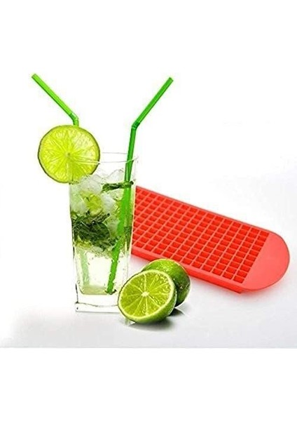 160 Bölmeli Mini Küp Silikon Buz Kalıbı Buzluk modelleri