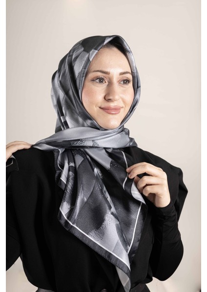 Dijital Kristal Desenli Eşarp 95x95 – Pastel Desen-2 modelleri